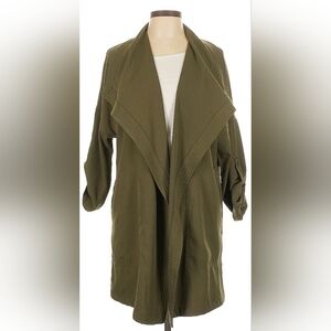 Max Studio Olive Green Long Jacket